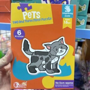 Zabawka Pets Two And Three Piece Puzzle