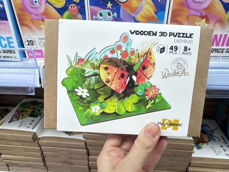 Zabawka Wooden 3D Puzzle 49PCS