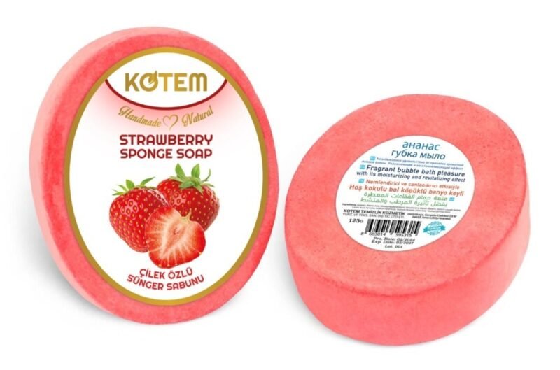 Mydełka Naturalne z Gąbką 125g - obrazek 6