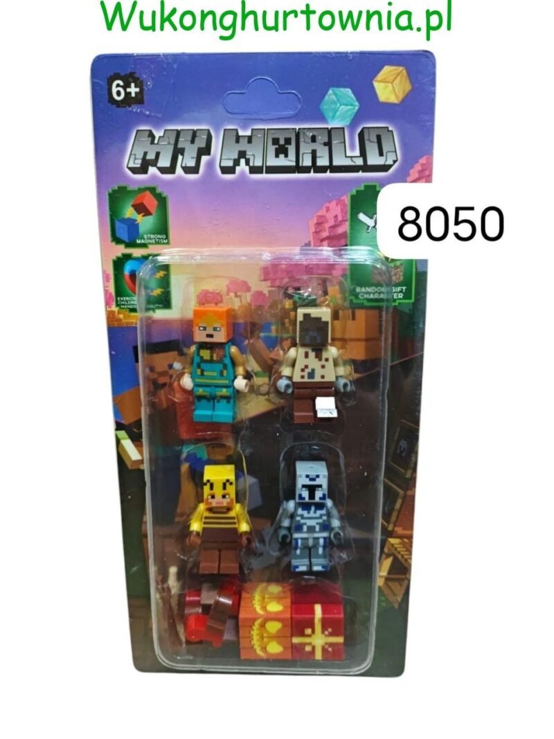 Figurki Minecraft Magnetyczny