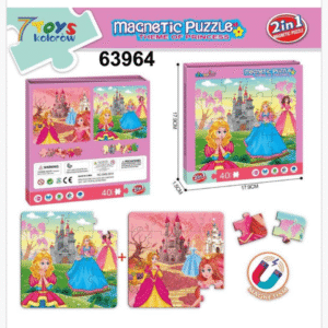 Zabawka Magnetic Puzzle Princess