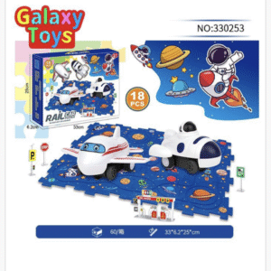 Zestaw Zabawka Rail Car Puzzle 18PCS