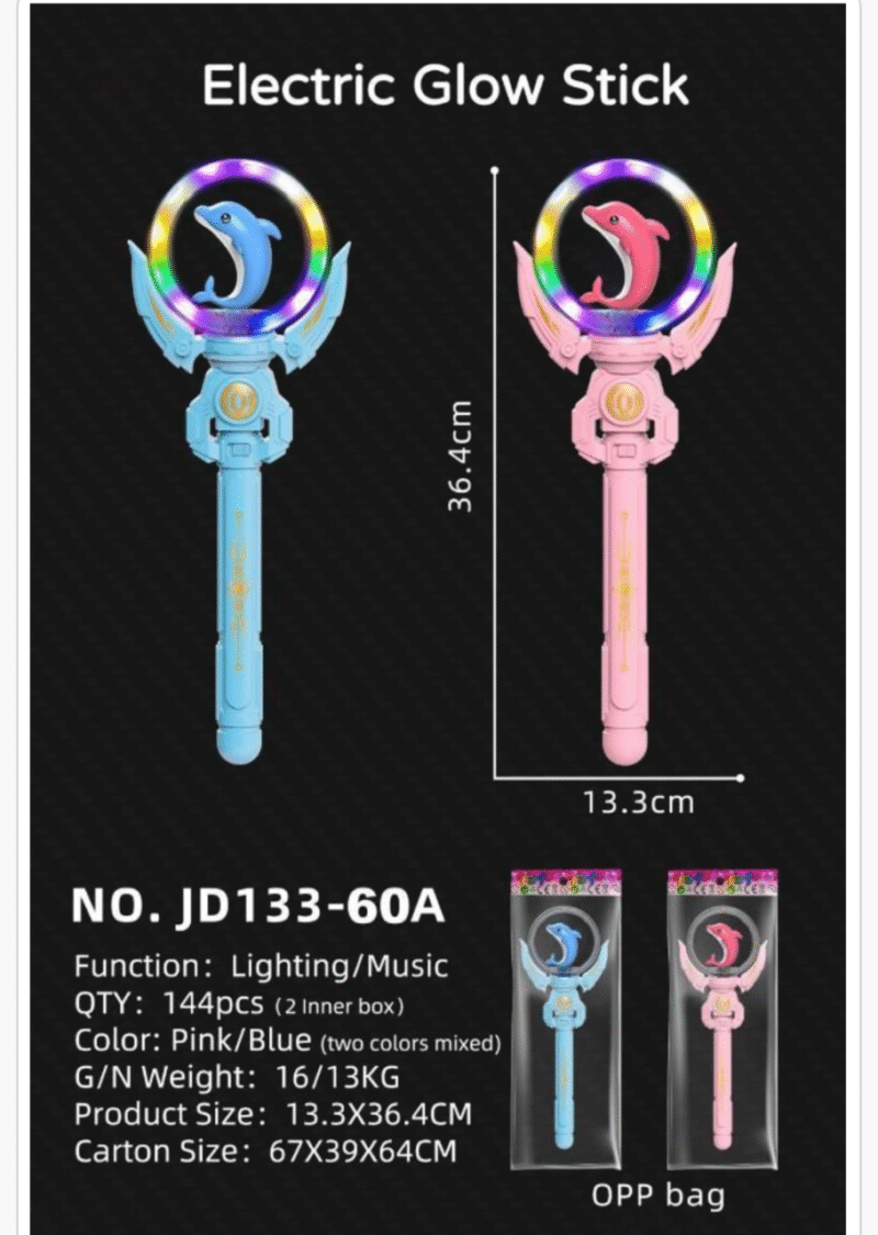 Light & Music Cartoon Magic Stick