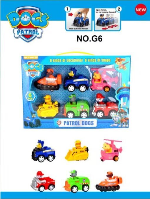 Zabawka Mini Patrol Dogs 6PCS