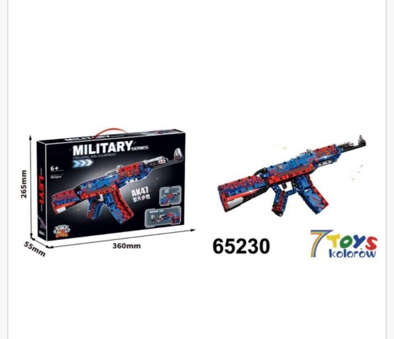 Klocki Pistolety Military 401PCS