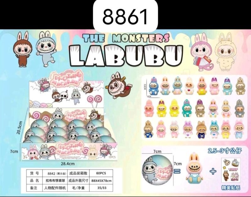 Kula Mała Labubu Pikachu