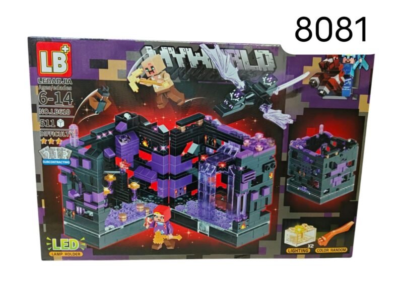 Klocki Minecraft LED