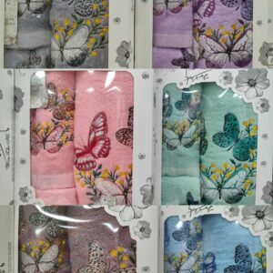 Komplet Ręczników Bawełna 3PCS ( 70/140, 50/100, 35/75cm)