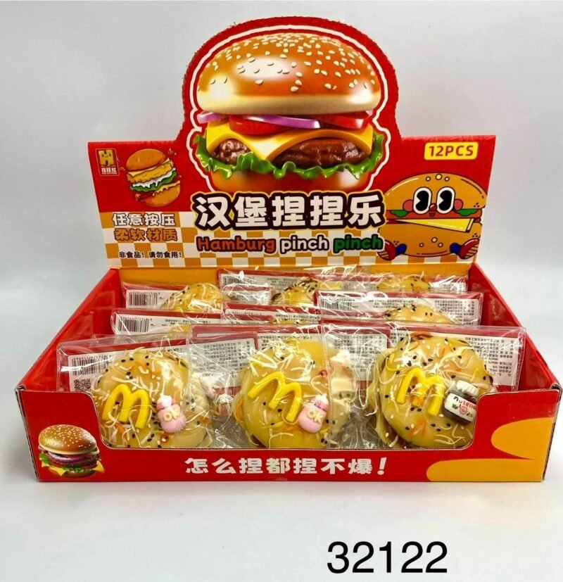 Zabawki Squeeze Hamburger Pinch Pinch