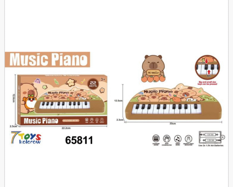 Zabawkowe Piano Kapibara