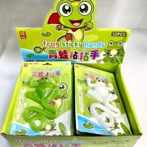 Zabawki Squeeze Frog Sticky Hands