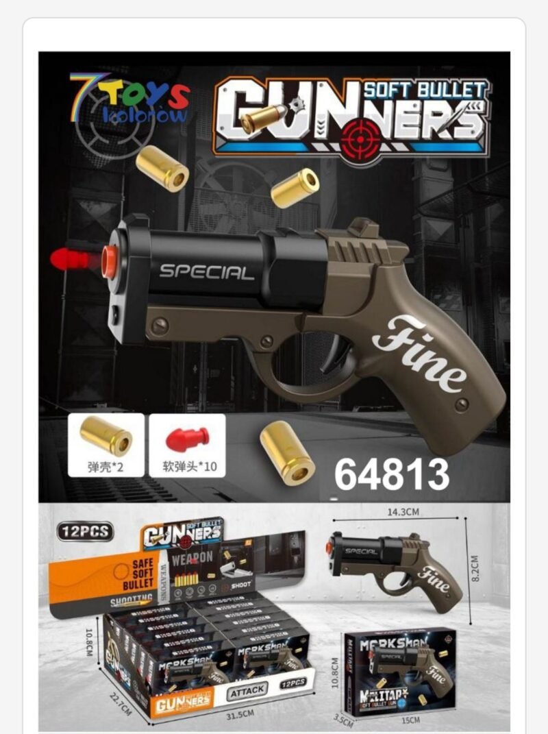 Zabawki Pistolety Gun Soft Bullet