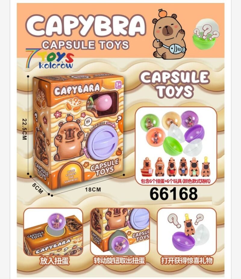 Zabawki Kapibara Capsule Toys