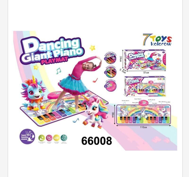 Zabawki Dancing Giant Piano Playmat