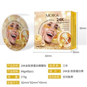 Maska do Oczy 24K MOIKA Gold