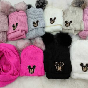 Komplet Czapki+Komin dla Dzieci 50-54