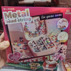 Zestaw Biżuterii Metal Bead String