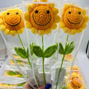 Zabawki Słonecznik Szydełkowy